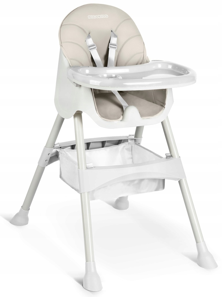 Dětská jídelní židle RicoKids 2v1 – béžová