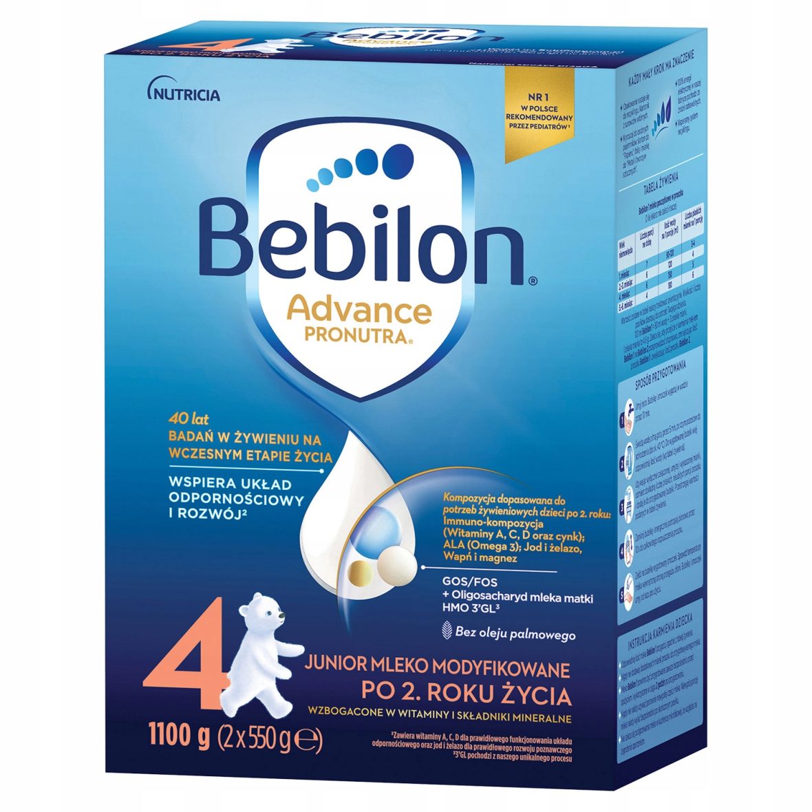 Bebilon 4 Pronutra Advance 1100g od ukončeného 2. roku