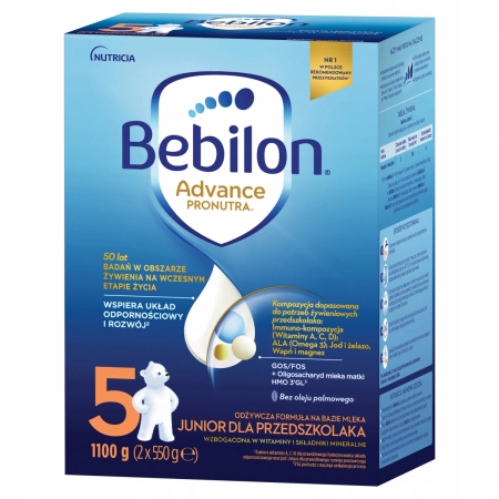 Bebilon 5 Pronutra Advance 1100g od ukončeného 2.5 roku